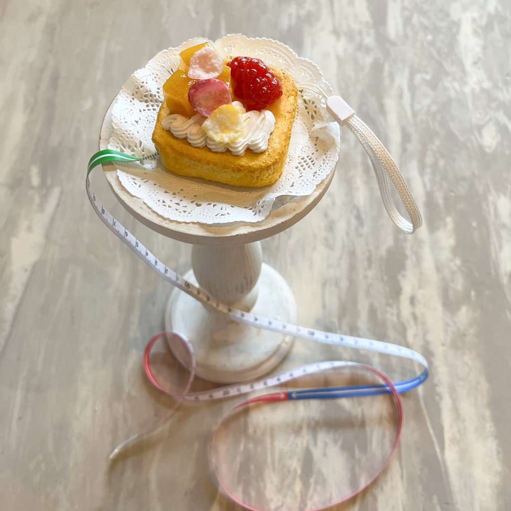 マンゴーとラズベリーのタルトの宅配サイズメジャー