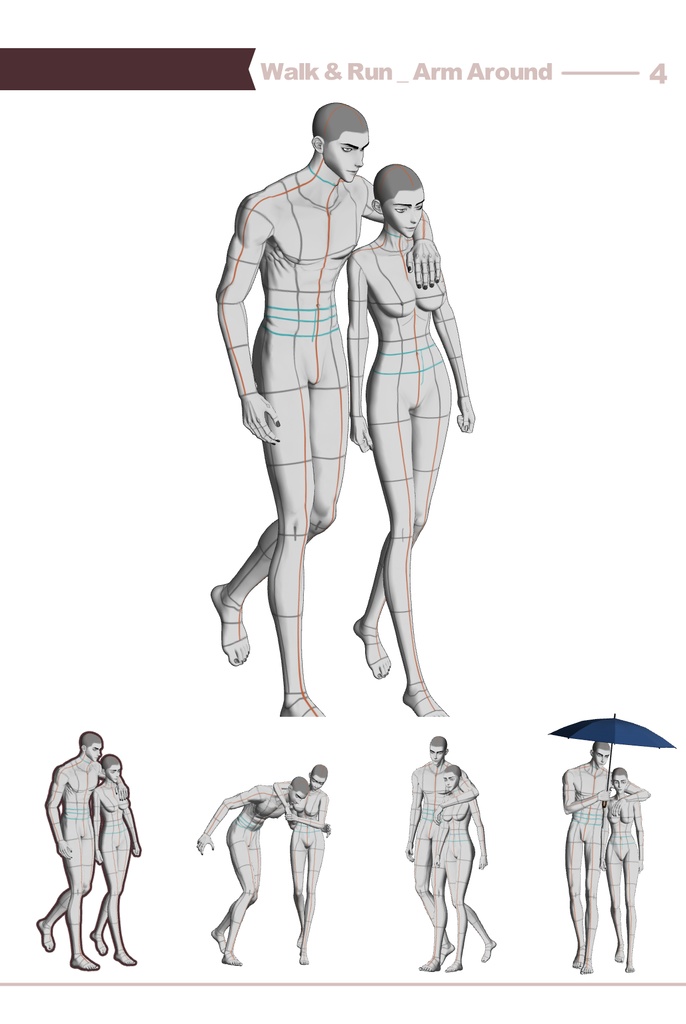 【ロマンティック】男女カップルポーズ vol.1 - AxE