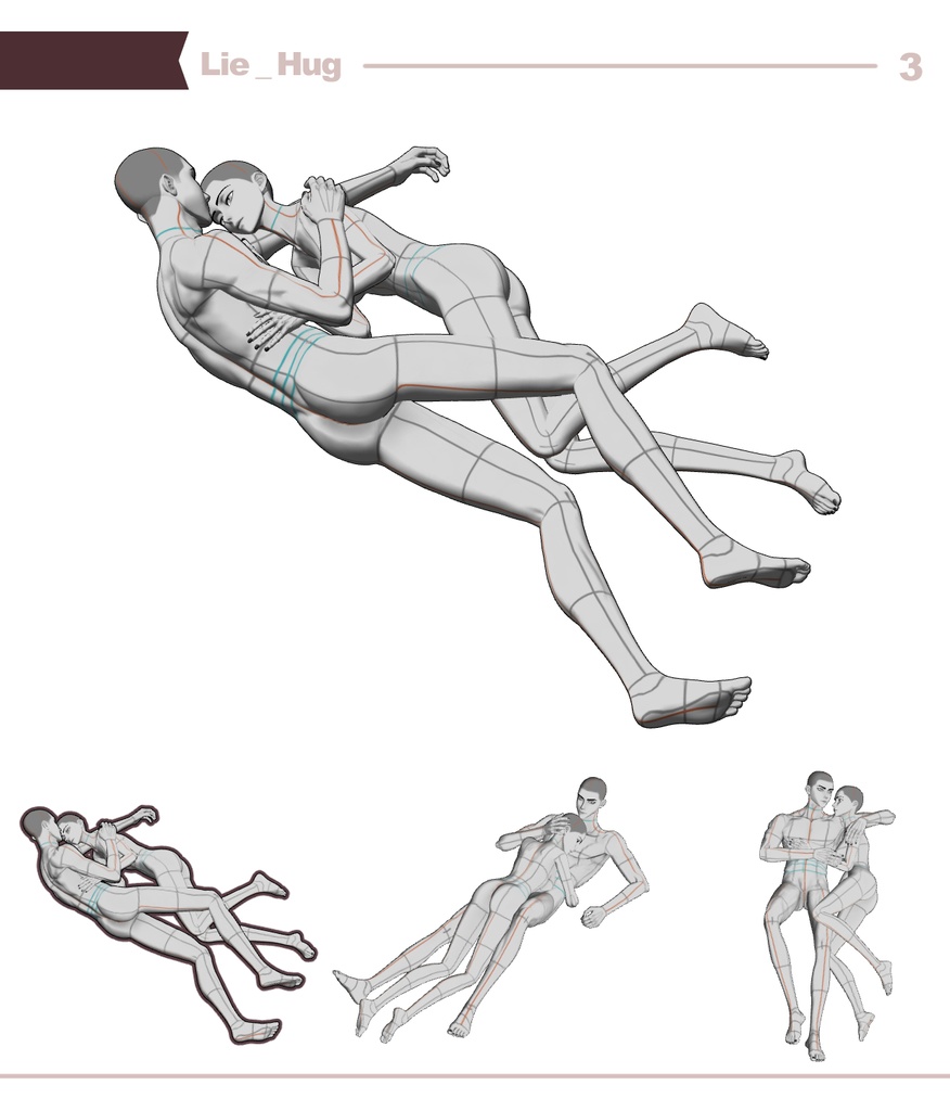 【ロマンティック】男女カップルポーズ vol.1 - AxE