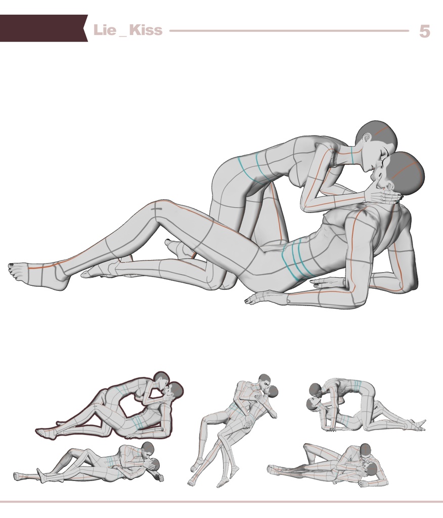 【ロマンティック】男女カップルポーズ vol.1 - AxE