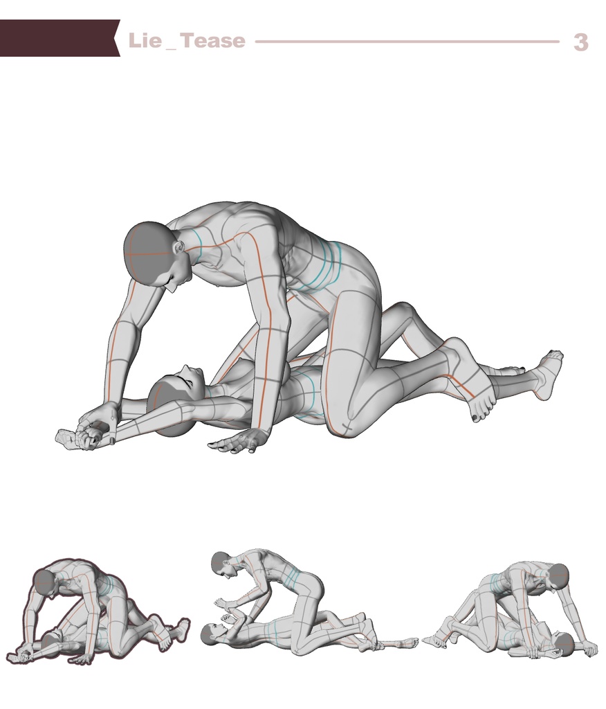 【ロマンティック】男女カップルポーズ vol.1 - AxE