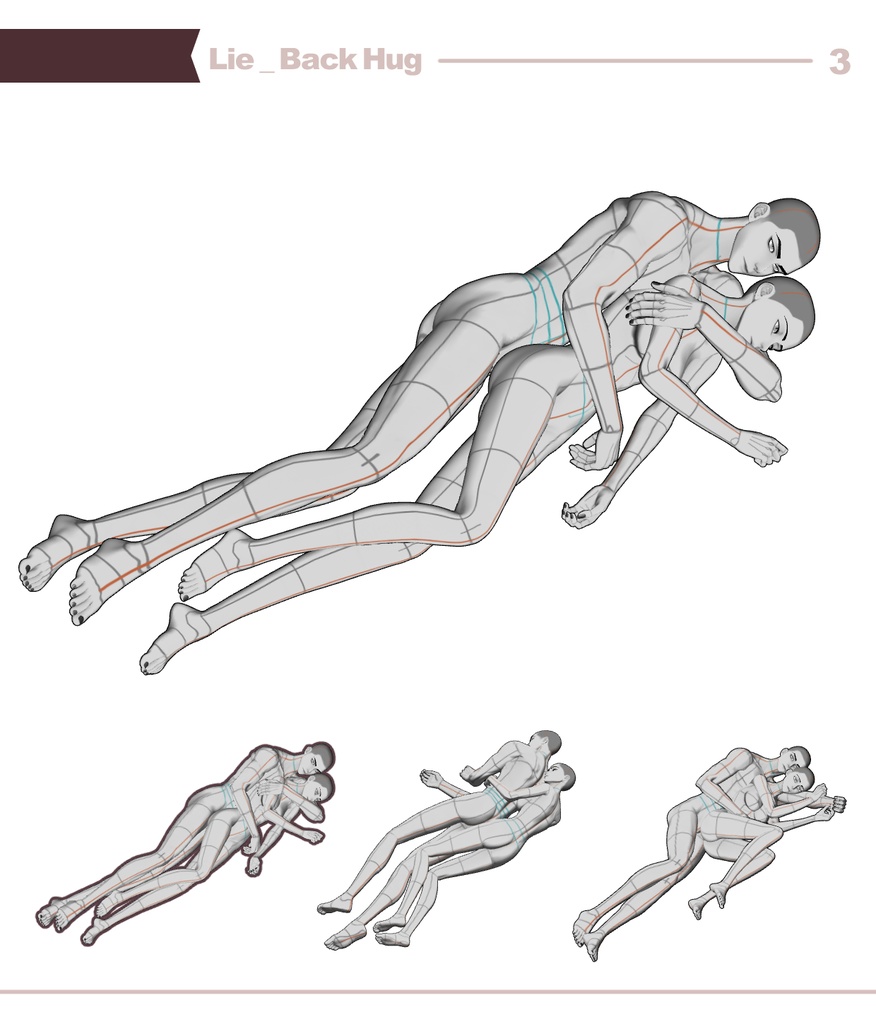 【ロマンティック】男女カップルポーズ vol.1 - AxE