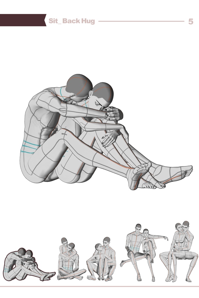 【ロマンティック】男女カップルポーズ vol.1 - AxE