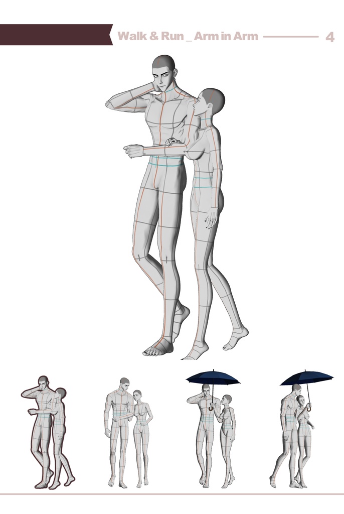 【ロマンティック】男女カップルポーズ vol.1 - AxE