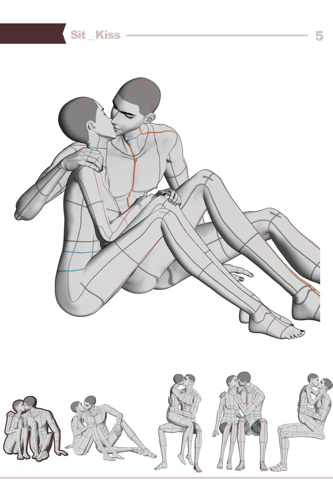 【ロマンティック】男女カップルポーズ vol.1 - AxE