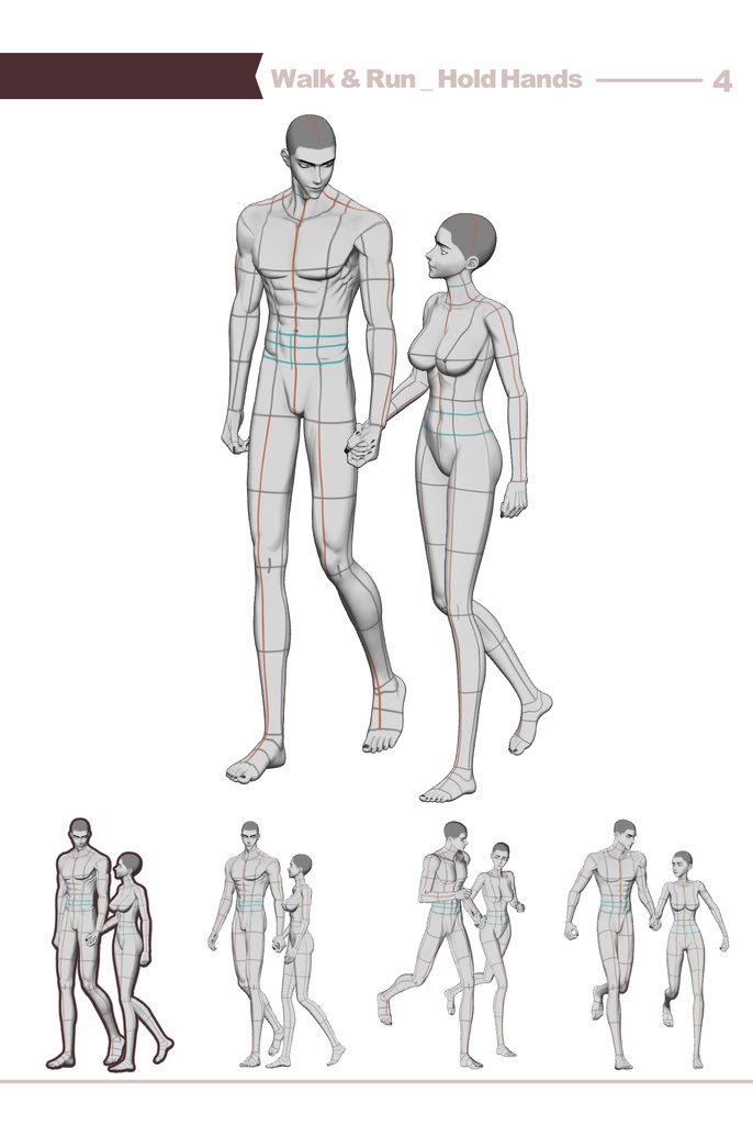 【ロマンティック】男女カップルポーズ vol.1 - AxE