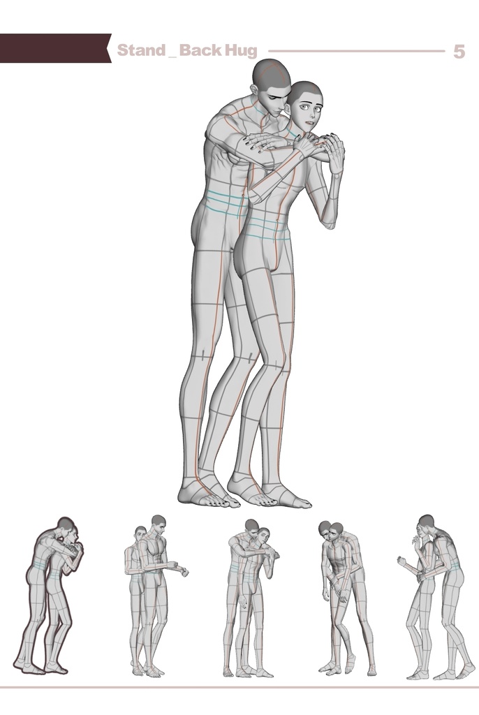 【ロマンティック】男男カップルポーズ vol.7 - AxC