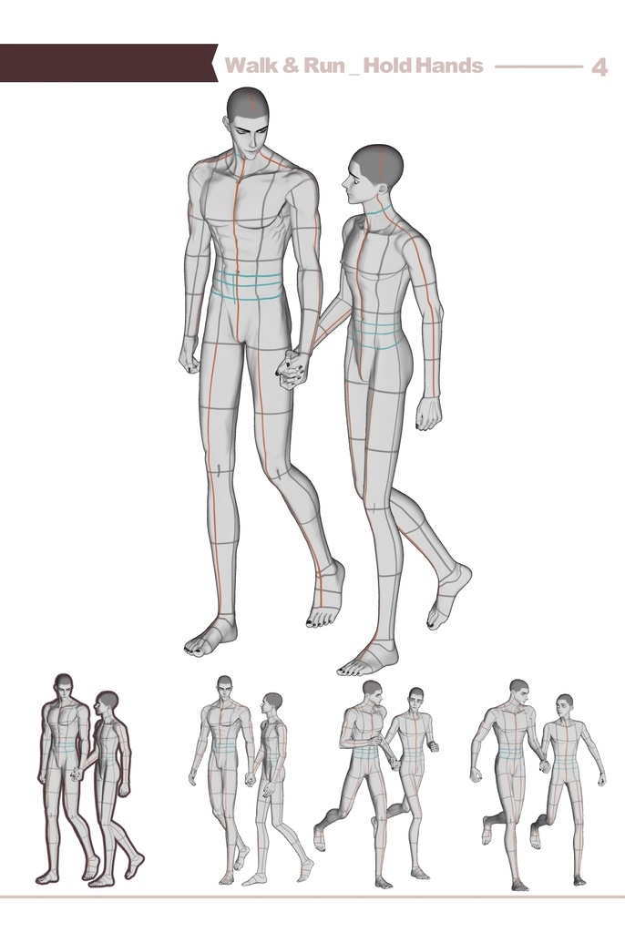 【ロマンティック】男男カップルポーズ vol.7 - AxC
