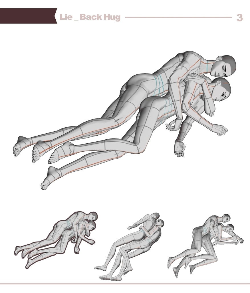 【ロマンティック】男男カップルポーズ vol.7 - AxC