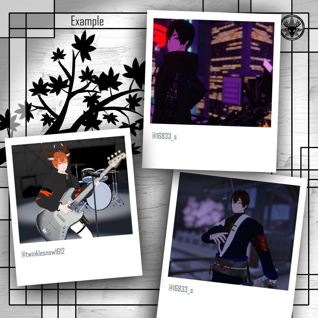 【VRChat想定3Dアバター】ル二ル -RUNIRU-