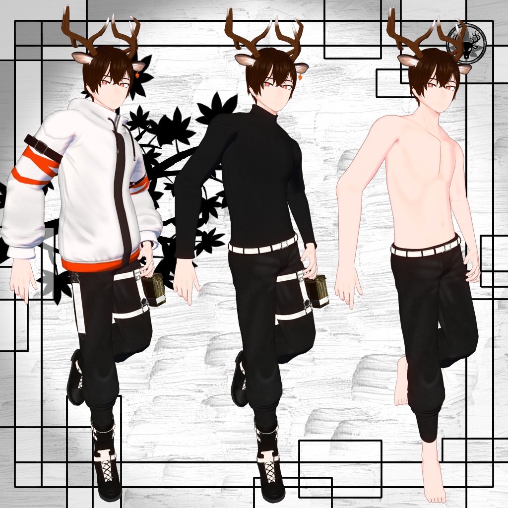 【VRChat想定3Dアバター】ル二ル -RUNIRU-