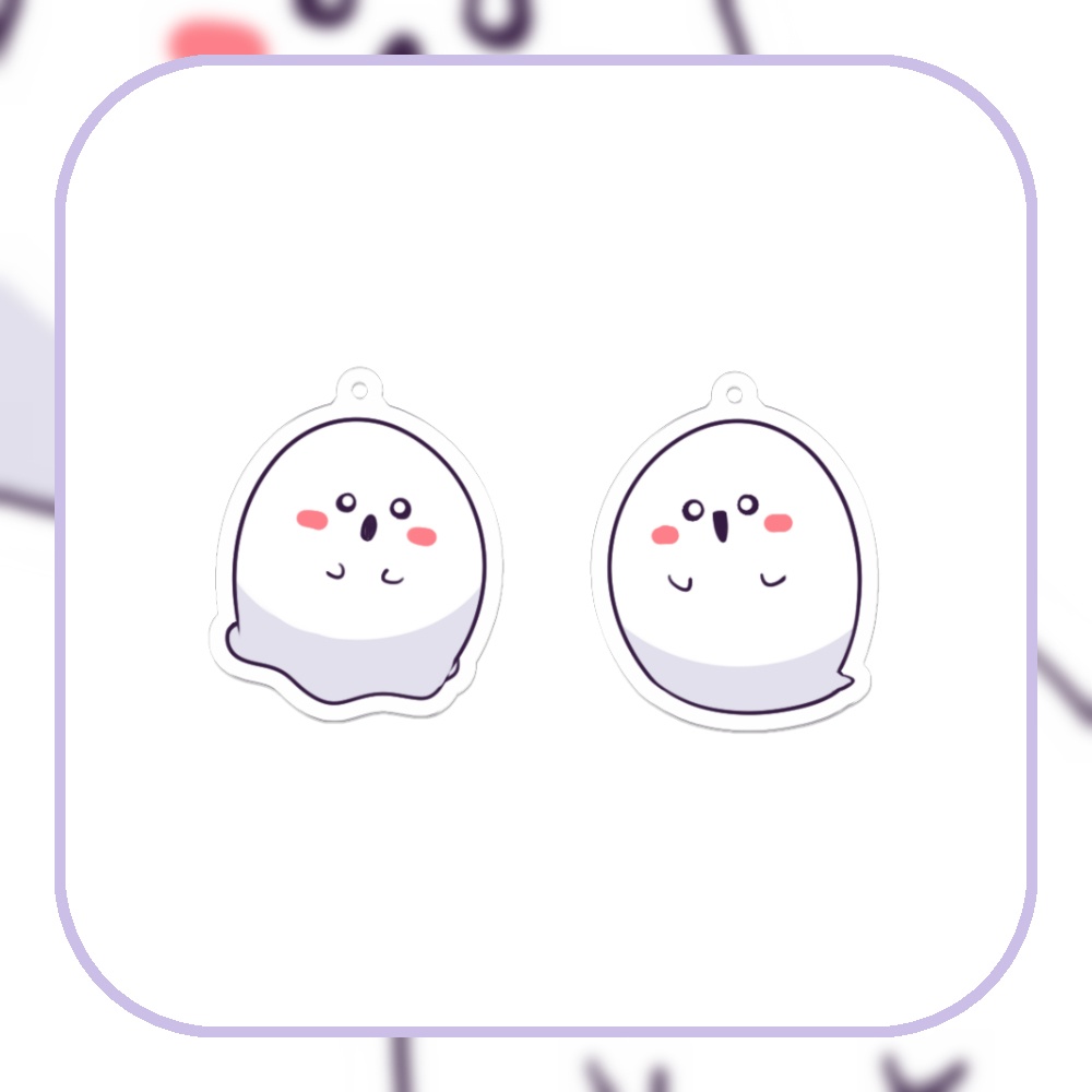 〖アクリルキーホルダー〗おばけたち　2種
