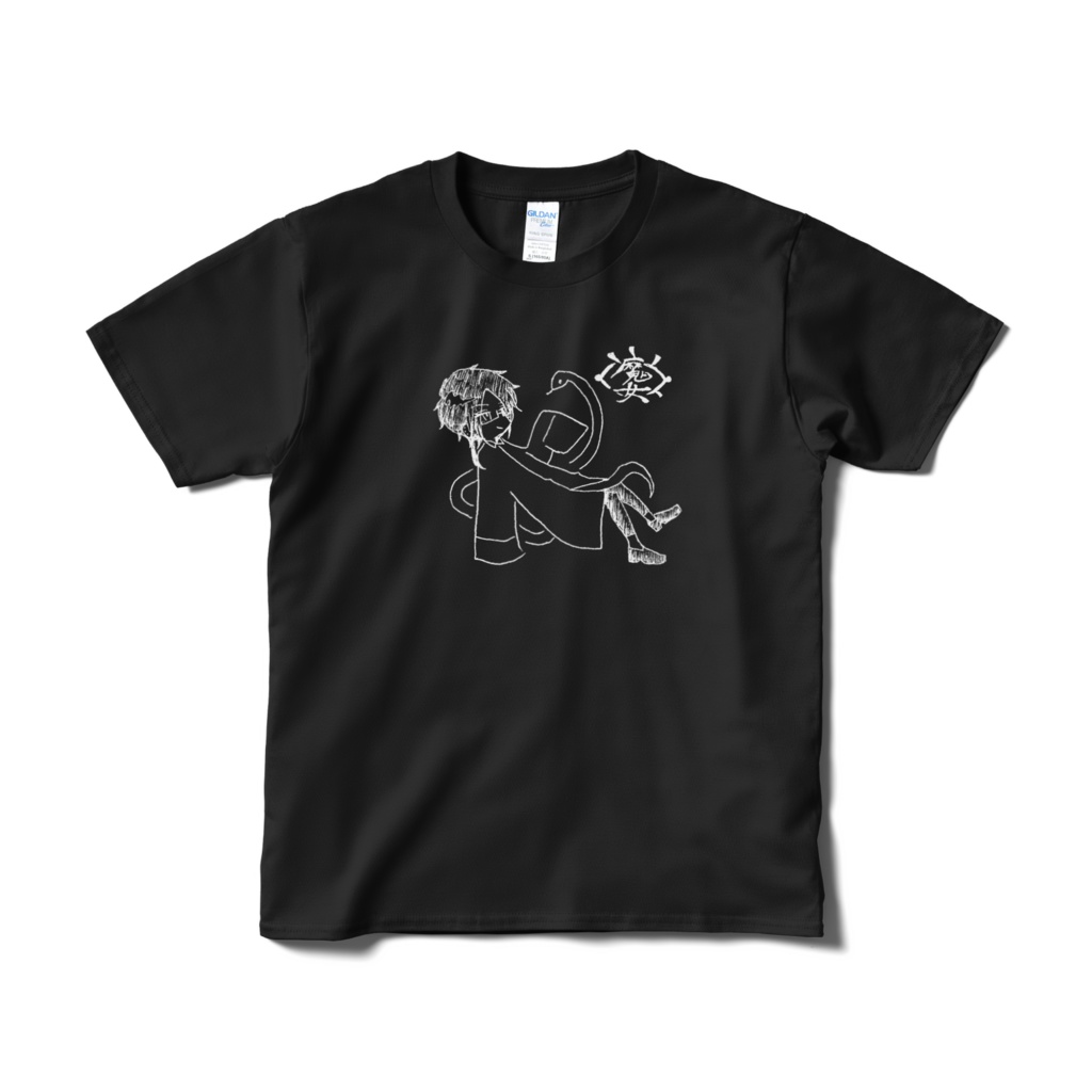 コンフェ協会オリジナルTシャツ- 魔女(黒両面)