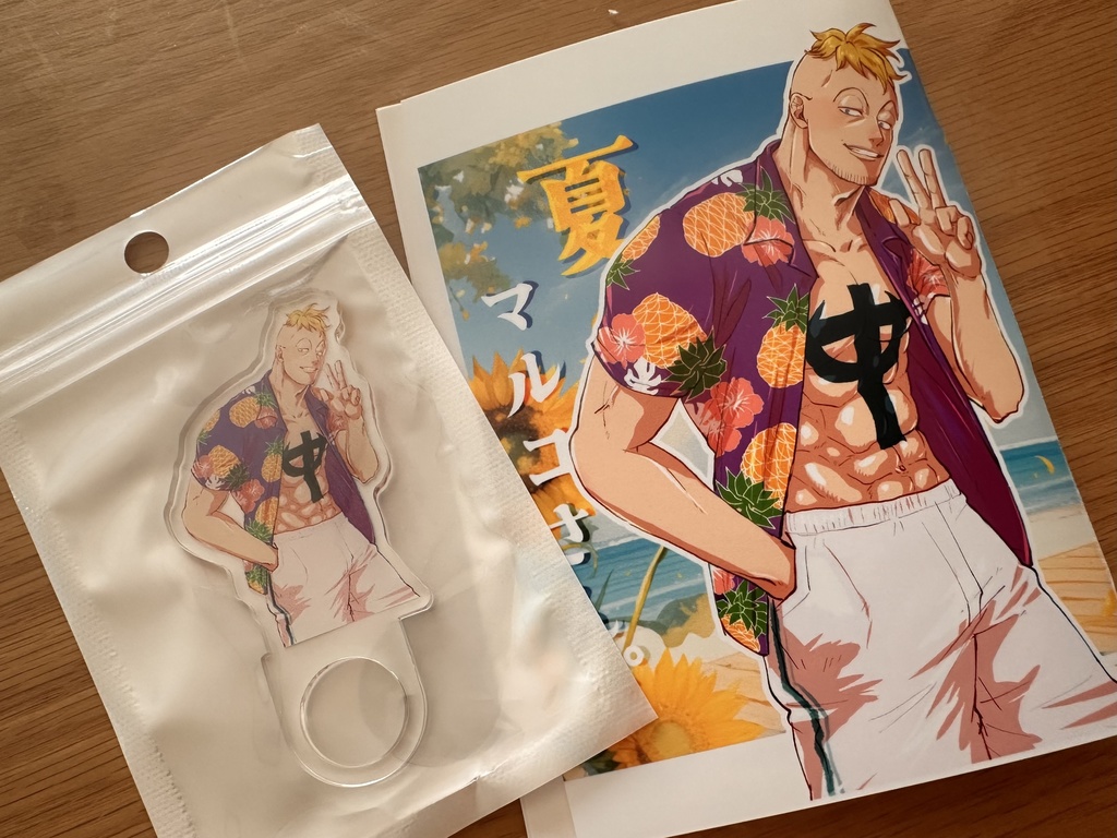 🍍アクリルリング冊子セット　夏