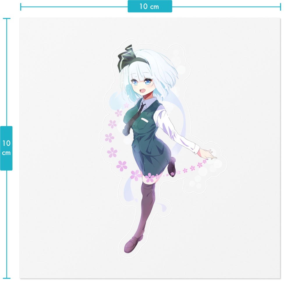 【非公式】魂魄妖夢/東方/ステッカー