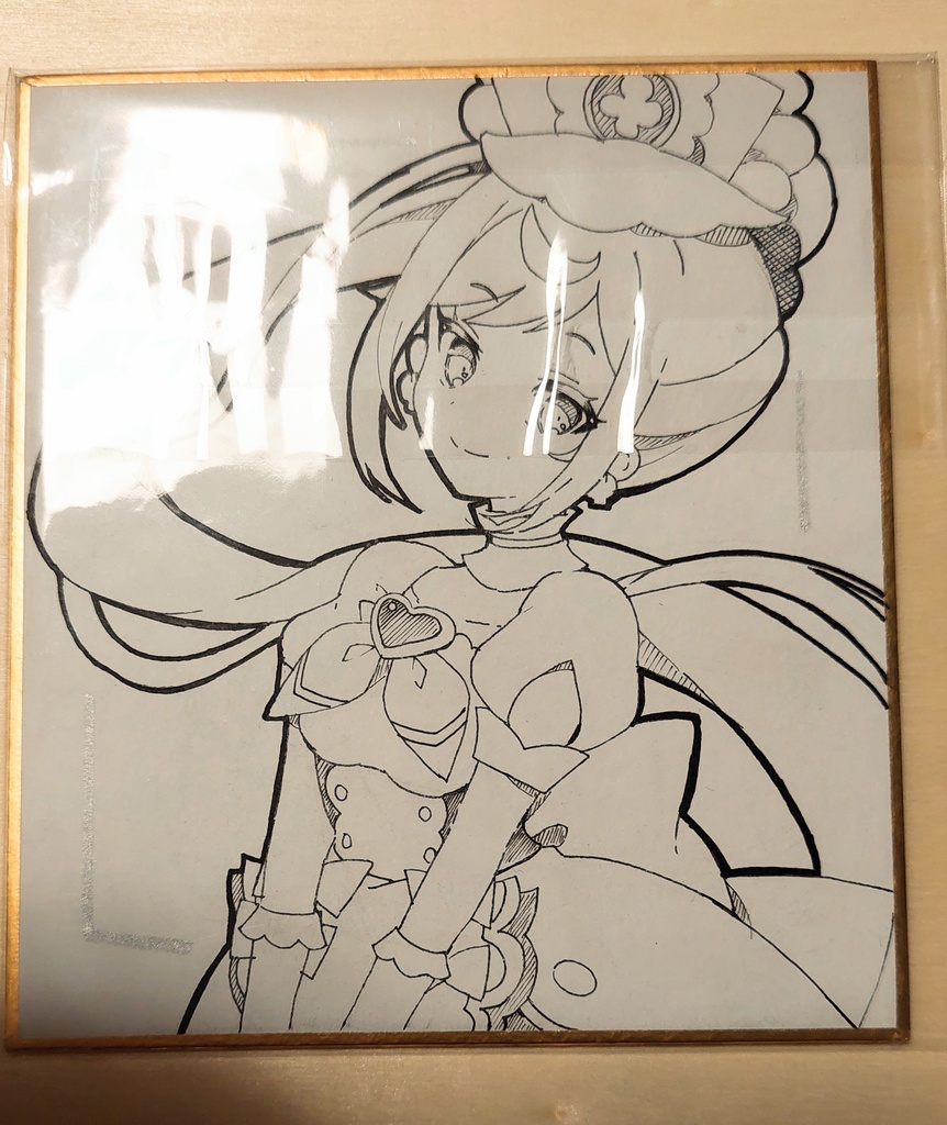 【直筆色紙】原神、プリキュア