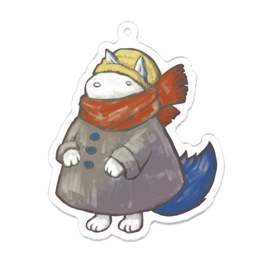 ふわふわもこもこアクキー
