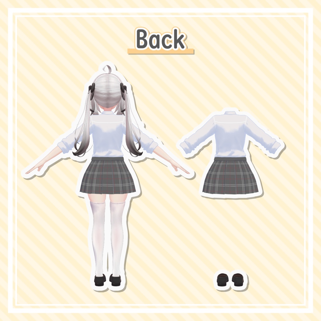 【50%OFFセール】シンプル制服 - 夏服【MA対応/舞夜専用衣装】