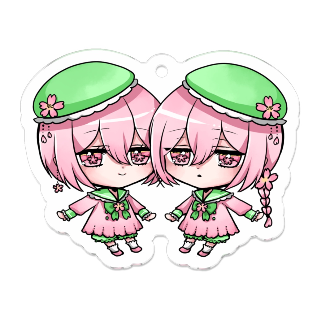 桜蘭稟ちゃんアクキー