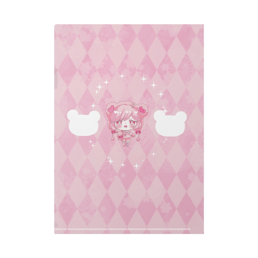 くまさんフランくんA4クリアファイル