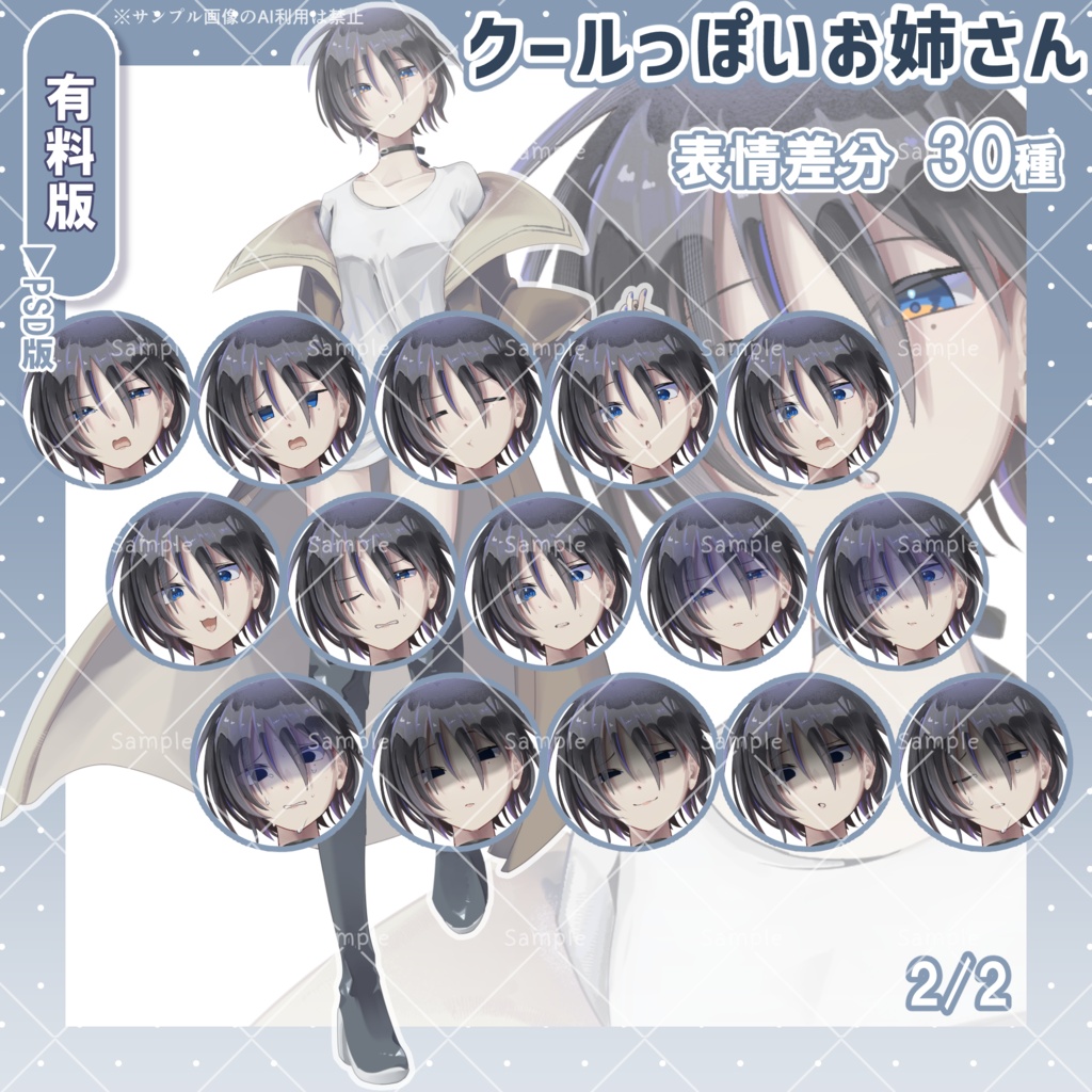 【無料版有】クールっぽいお姉さん【フリー素材】