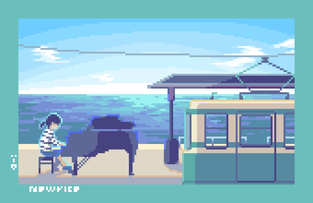 ドットレカ　海の見える駅ピアノ