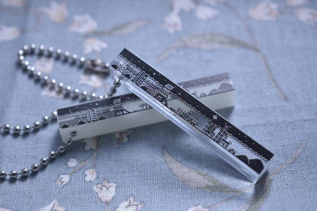 街のキーホルダー