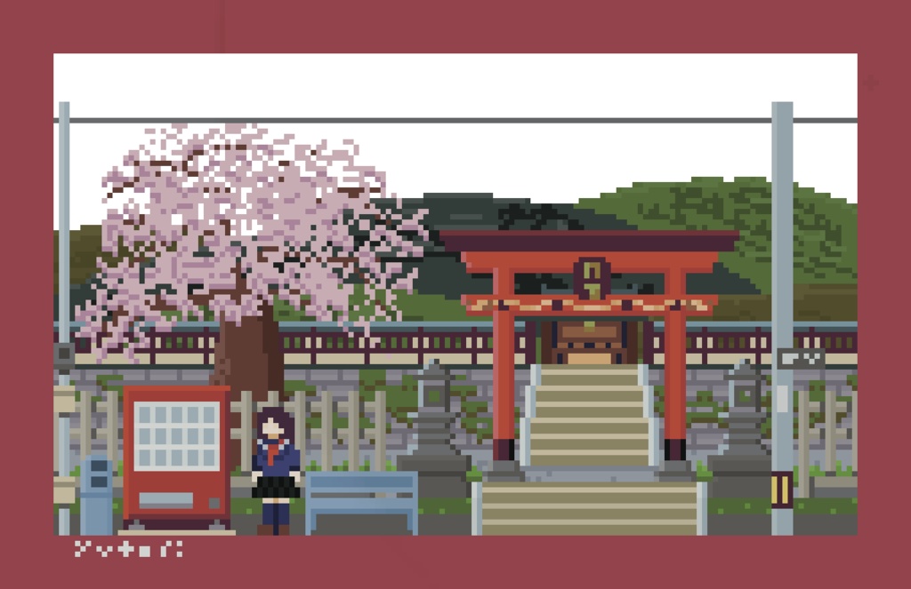 ドットレカ 田舎の神社