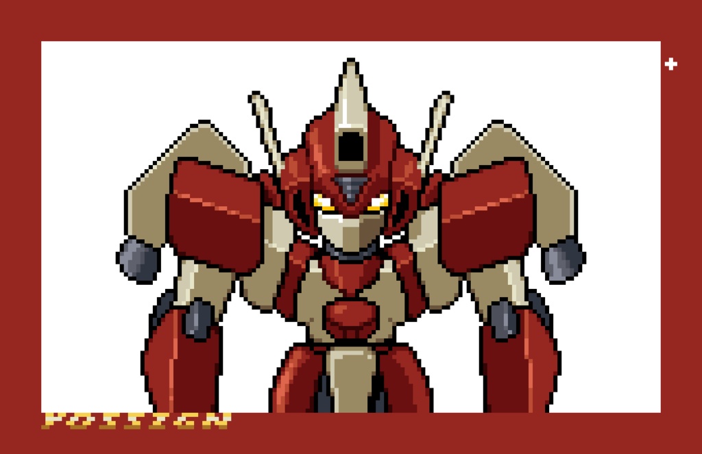 ドットレカ 格納庫とロボット