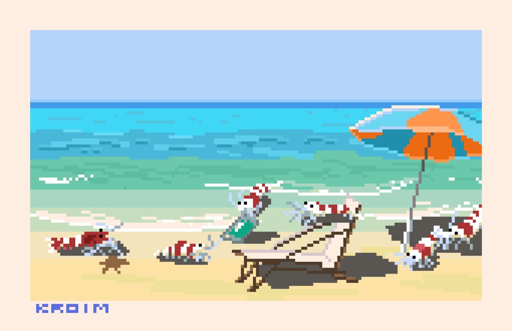 ドットレカ エビエビ海水浴