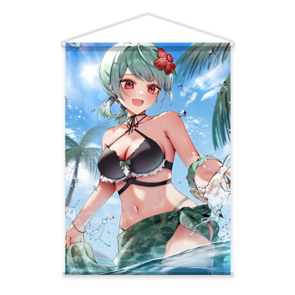 水着衣装タペストリー