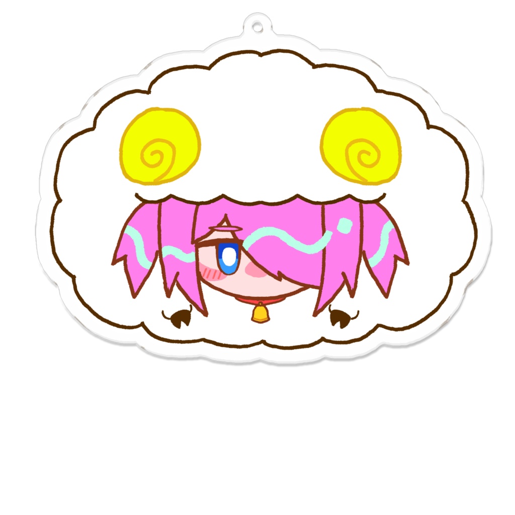 もこもこあきらくんB アクリルキーホルダー