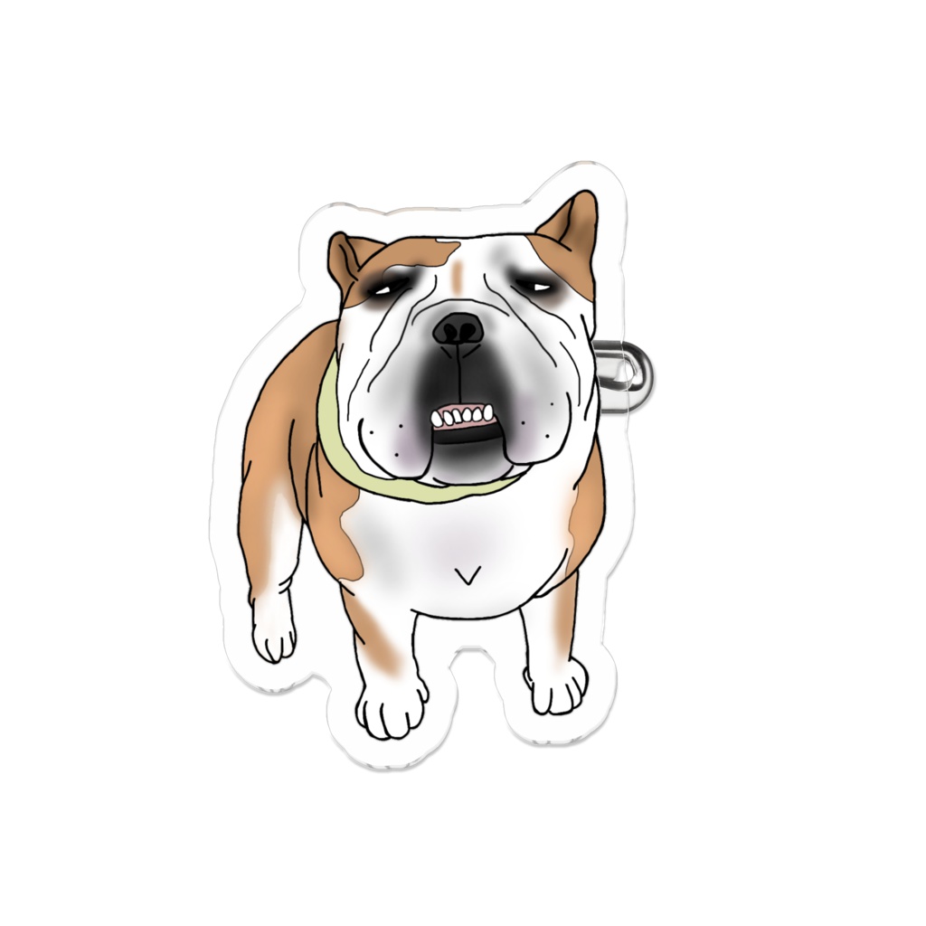 ゆる~いフレブル☆ブルドッグバッジ