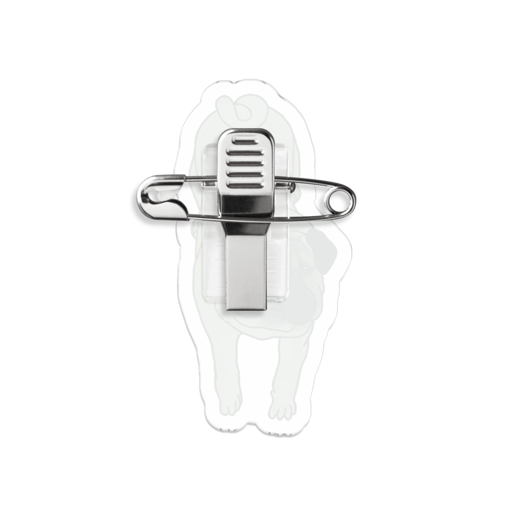 ゆる~いフレブル☆パグバッジ