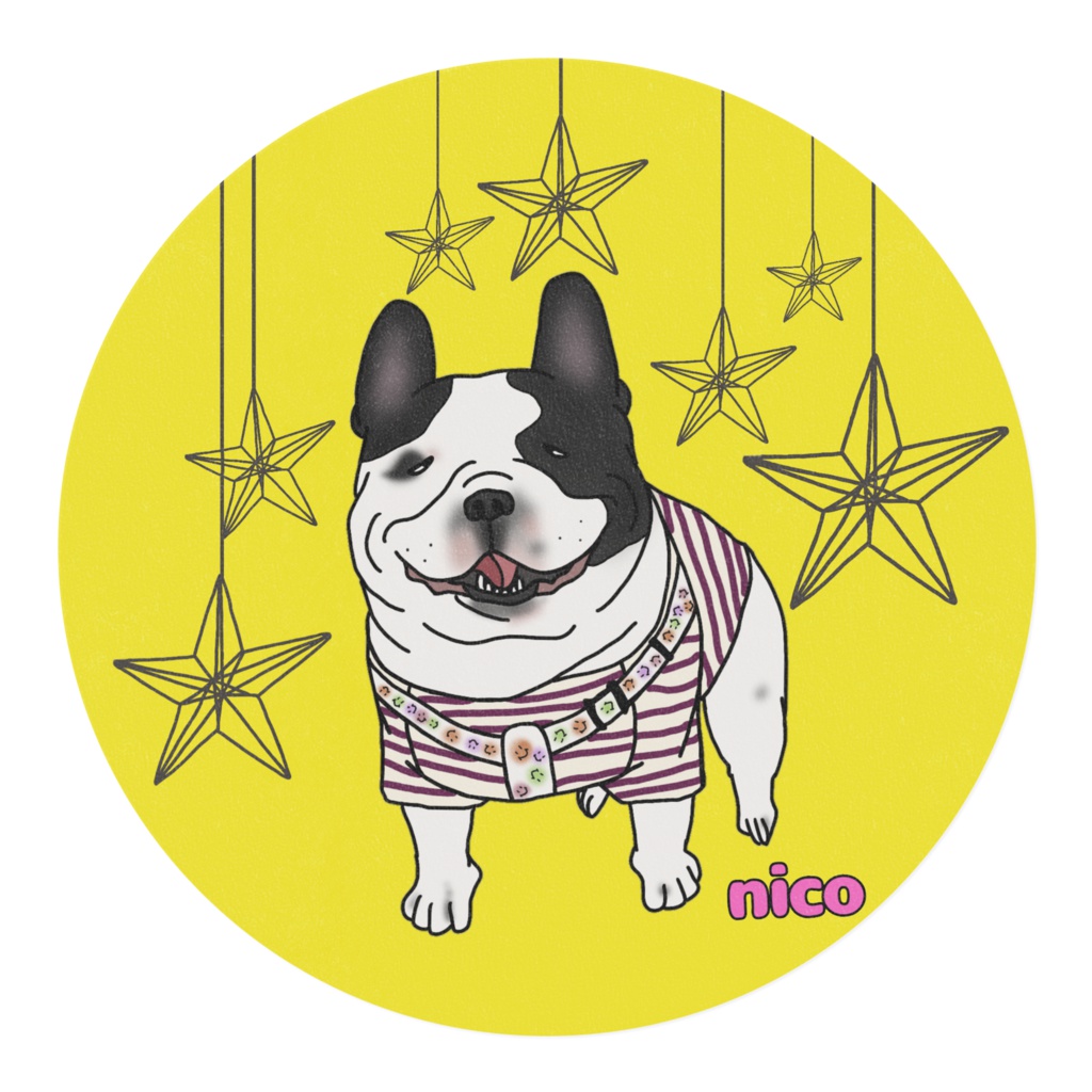 ニコちゃんARIGATOUマステ☆