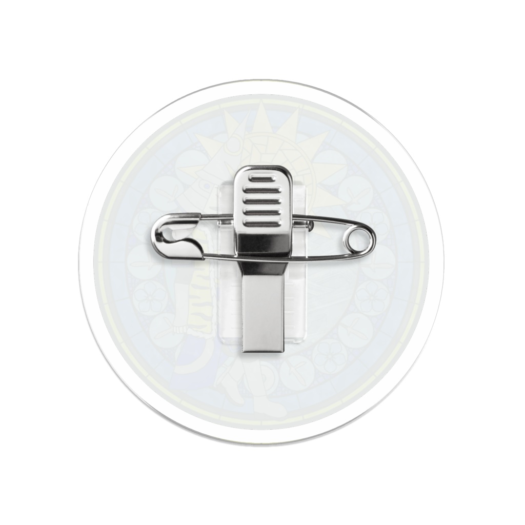 戦国武将 ステンドグラスバッジ 加藤清正