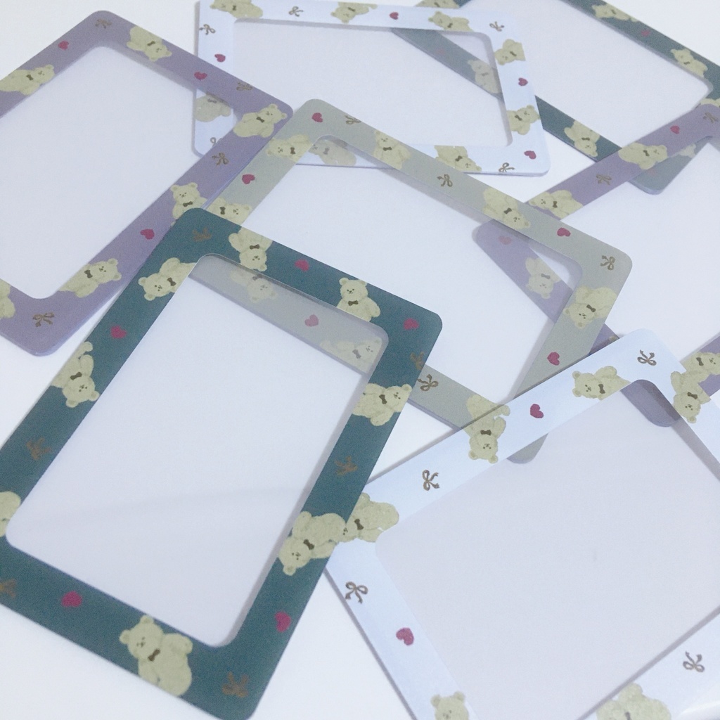 硬質カードケース【テディベア】