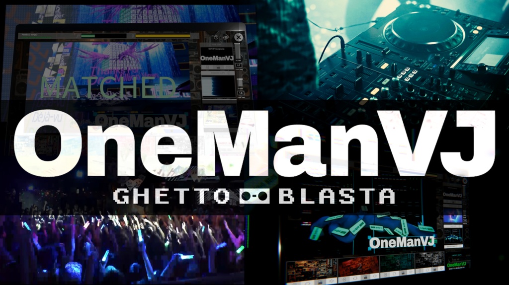 OneManVJ 全自動ポン出しVJソフト|Mac &Win|定価 ¥7,800 ➔ 今だけ【¥4,500】