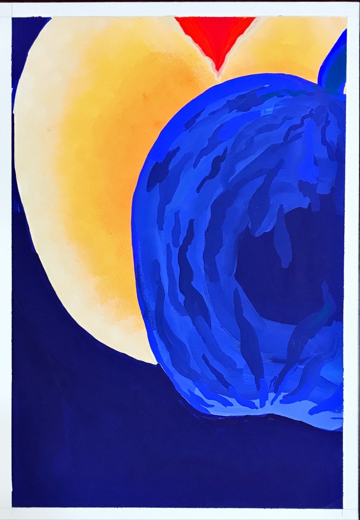 平面構成(りんご)