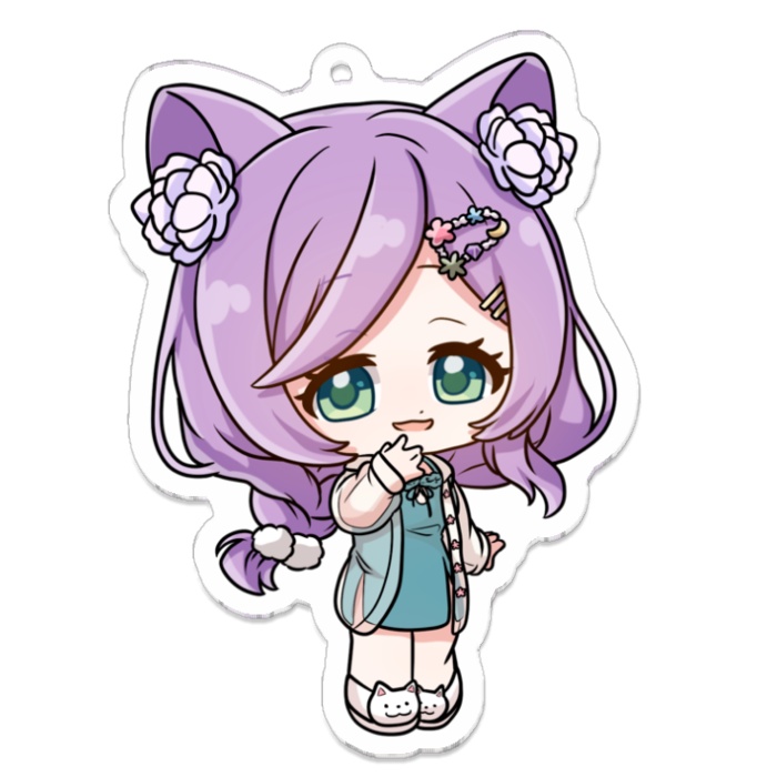 新衣装お部屋着ミニキャラアクキー