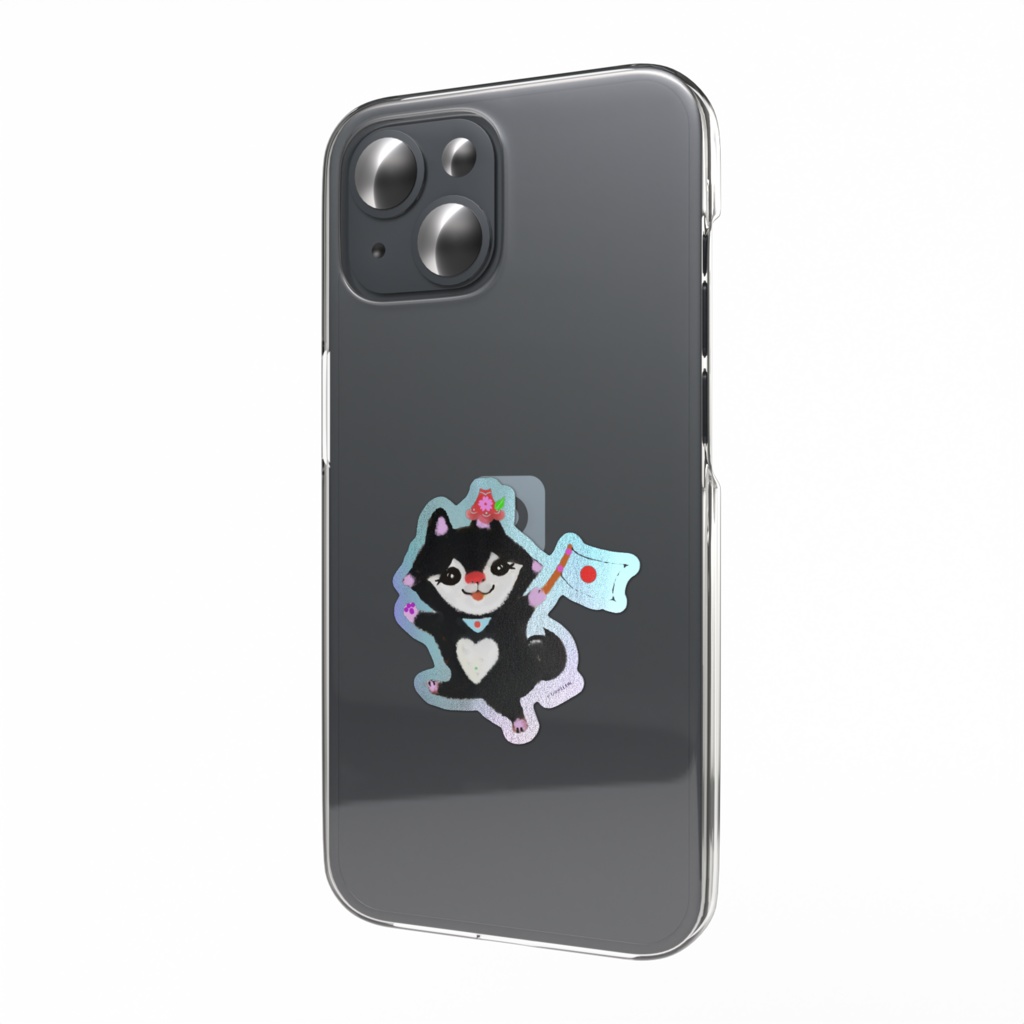 しばこ おさんぽ オーロラステッカー