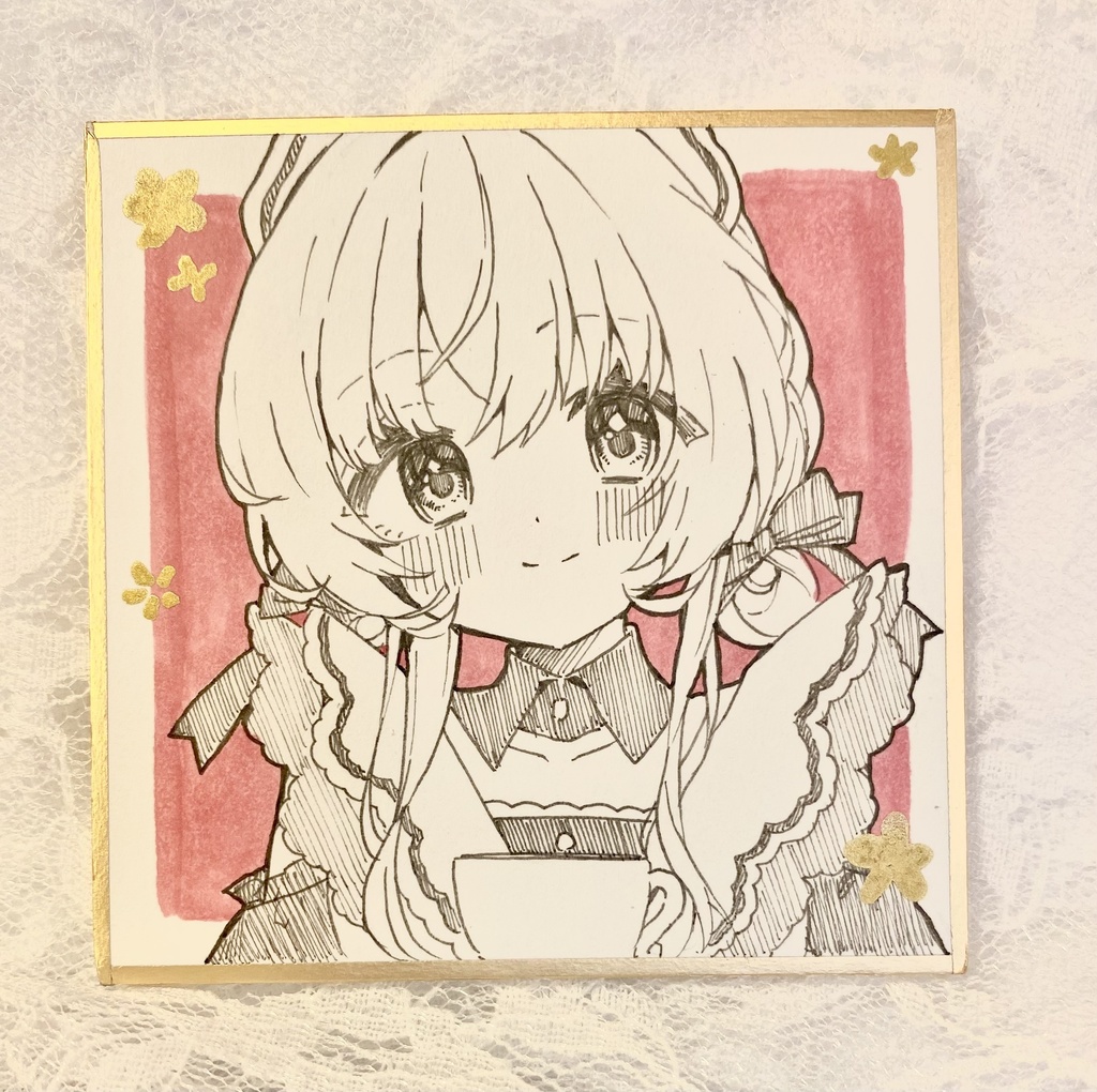 豆色紙（カフェモカ・ウエイトレス）