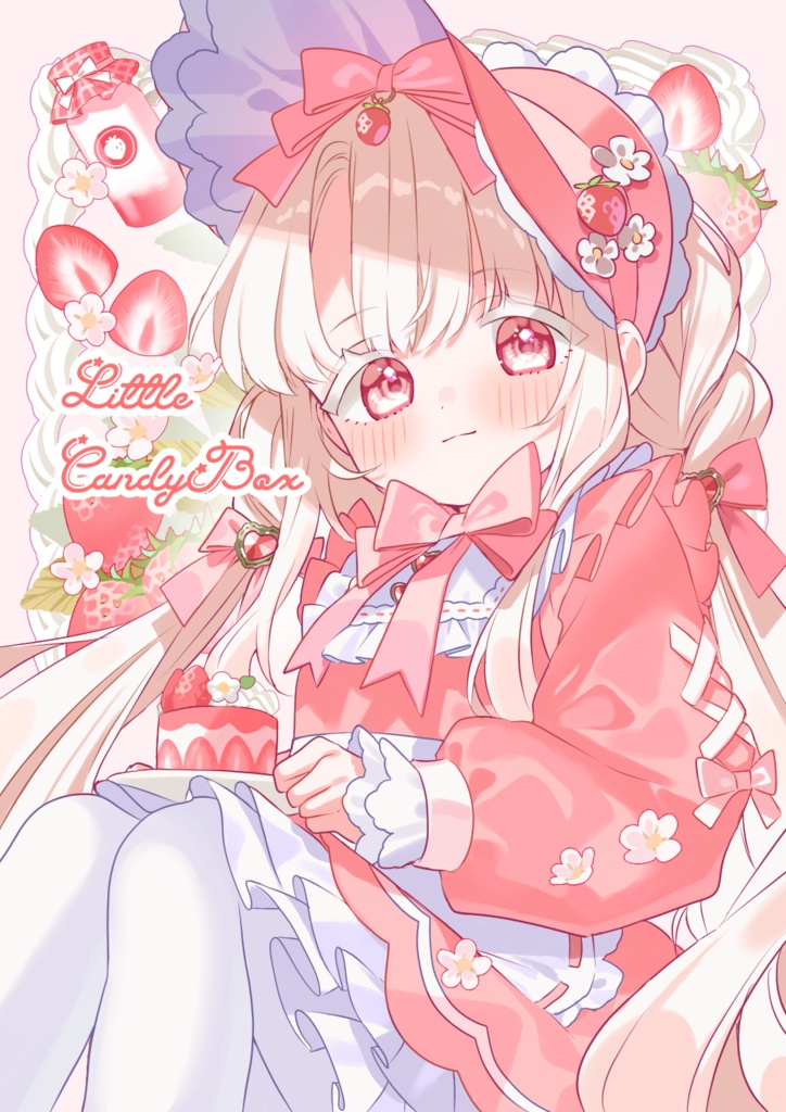 キャンディモチーフ少女イラスト本