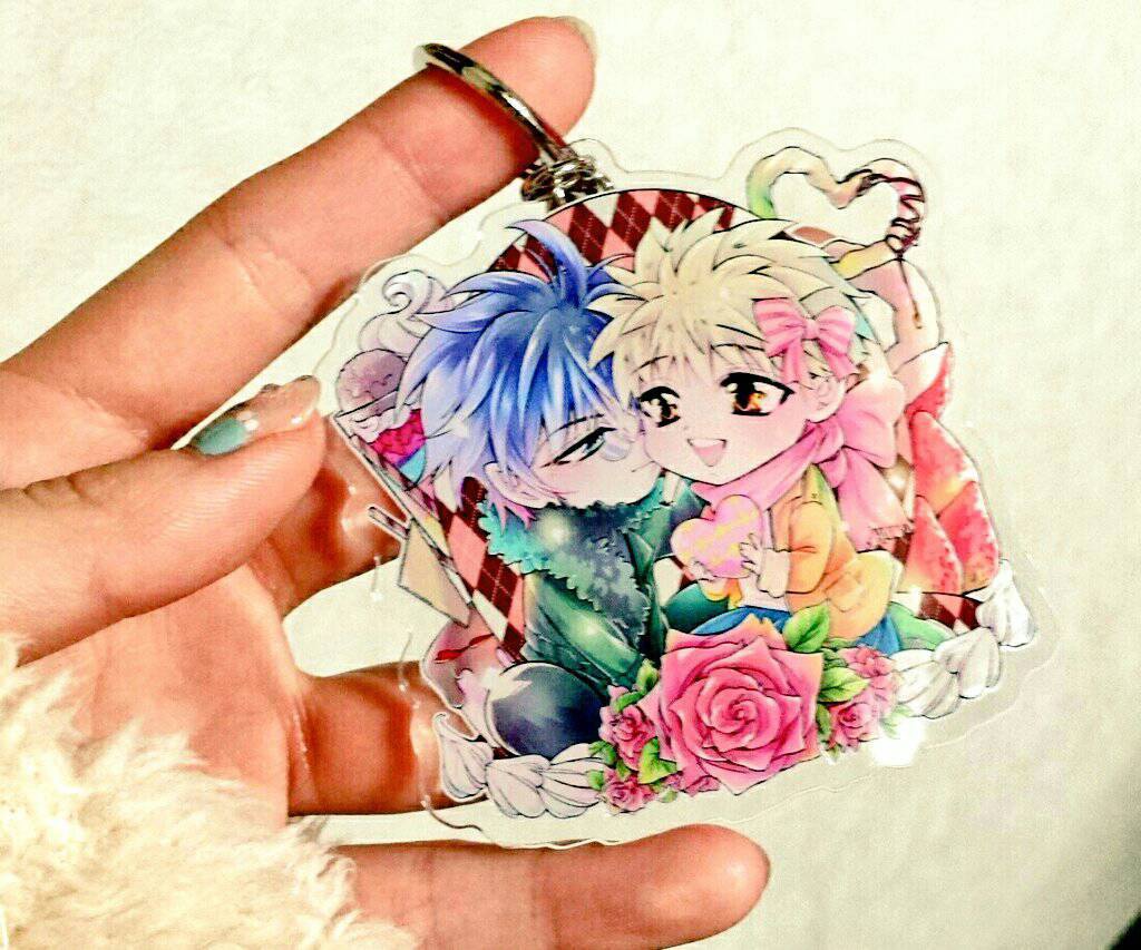 蛮銀バレンタインアクキー