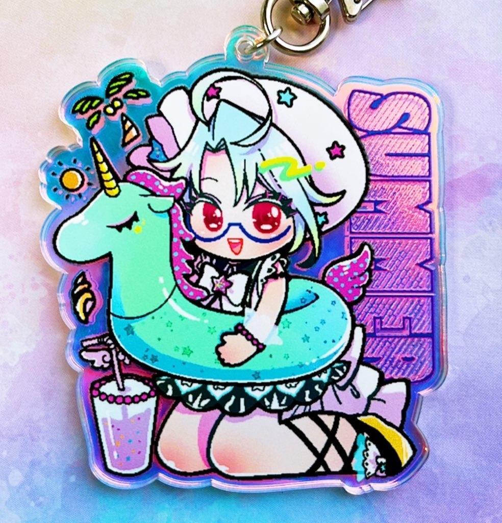 リカピュアSummerアクリルキーホルダー - kaibasira - BOOTH