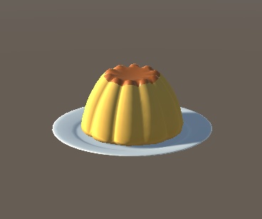 3D小道具『プリンpudding』 