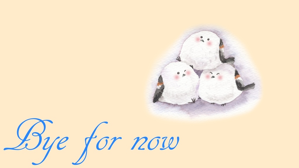 【フリーBGM】Bye for now