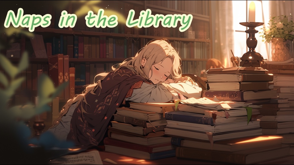 【フリーBGM】Naps in the Library【かわいい/落ち着く】