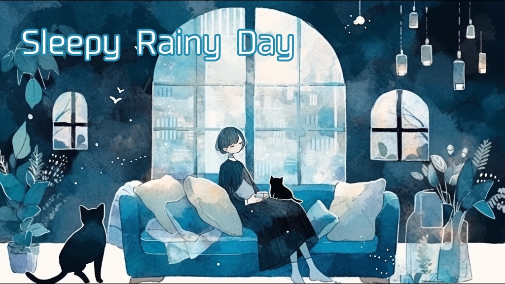 【フリーBGM】Sleepy Rainy Day【Lo-Fi/ピアノ/おだやか/落ち着く】