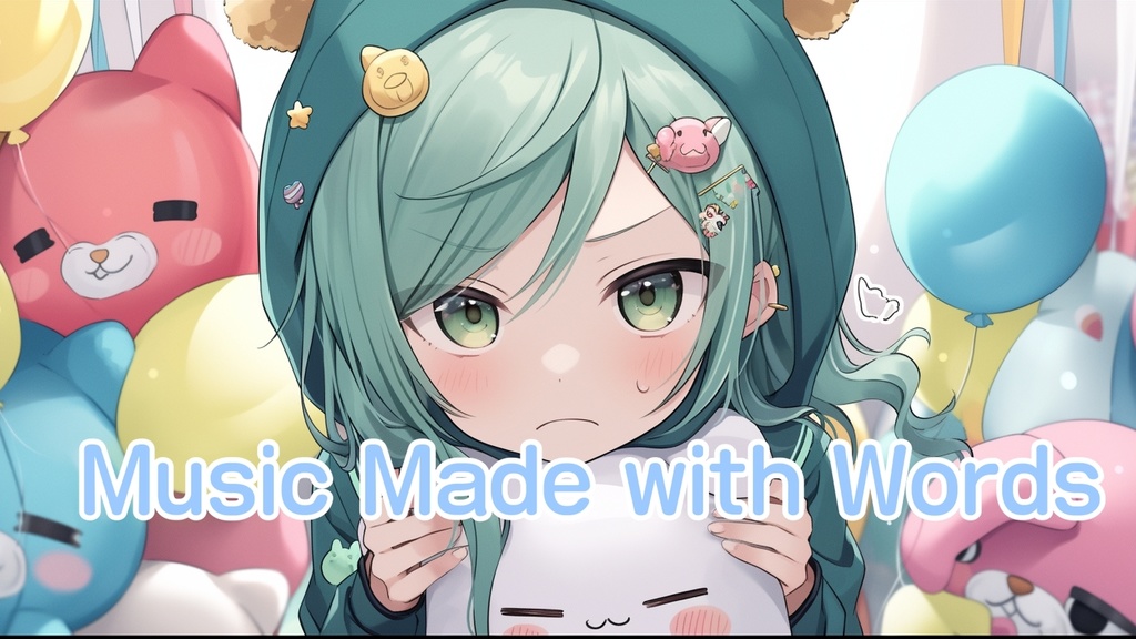 【フリーBGM】Music Made with Words【かわいい / ポップ】